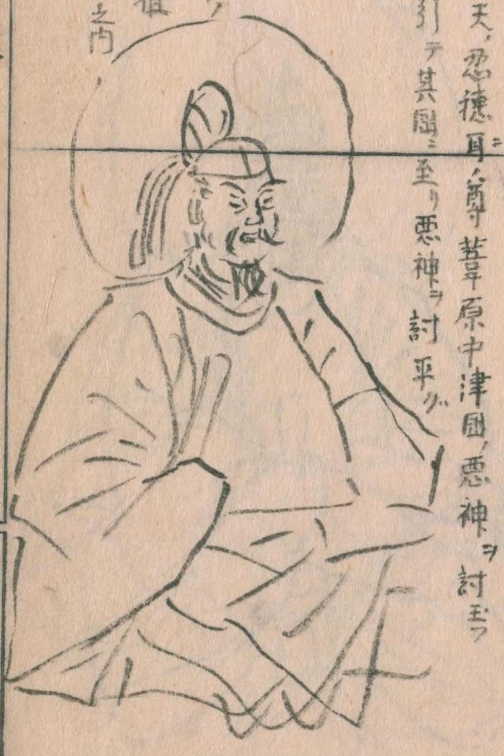 天穂日命（『神仏図会』）