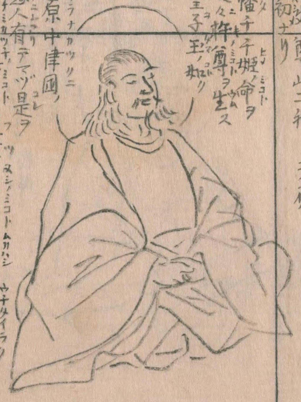 天忍穂耳命（『神仏図会』）