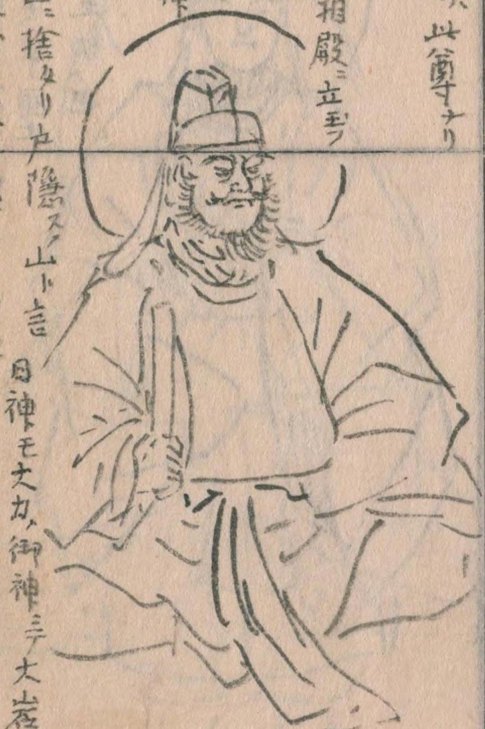 天手力男神（『神仏図会』）