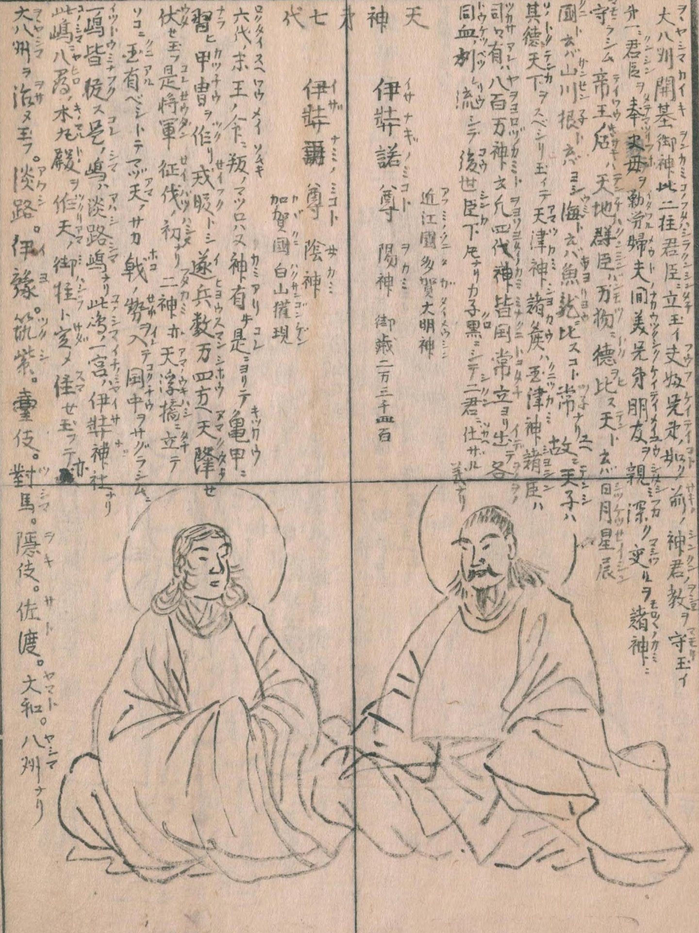 伊弉冉尊(『神仏図会』)