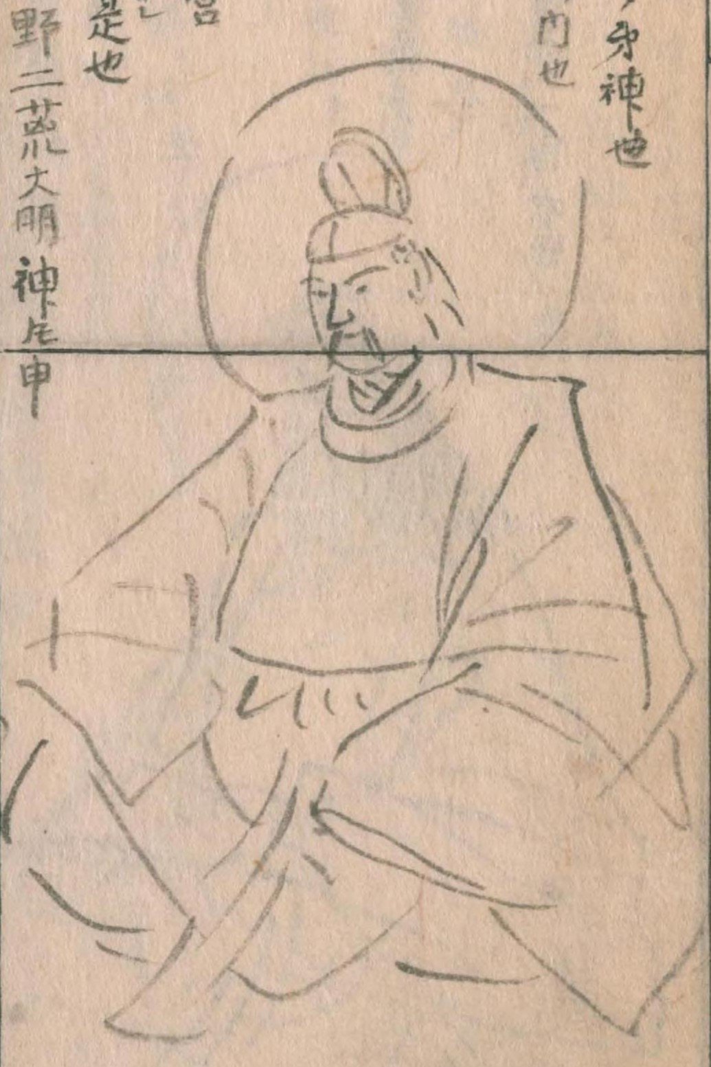 事代主（『神仏図会』）