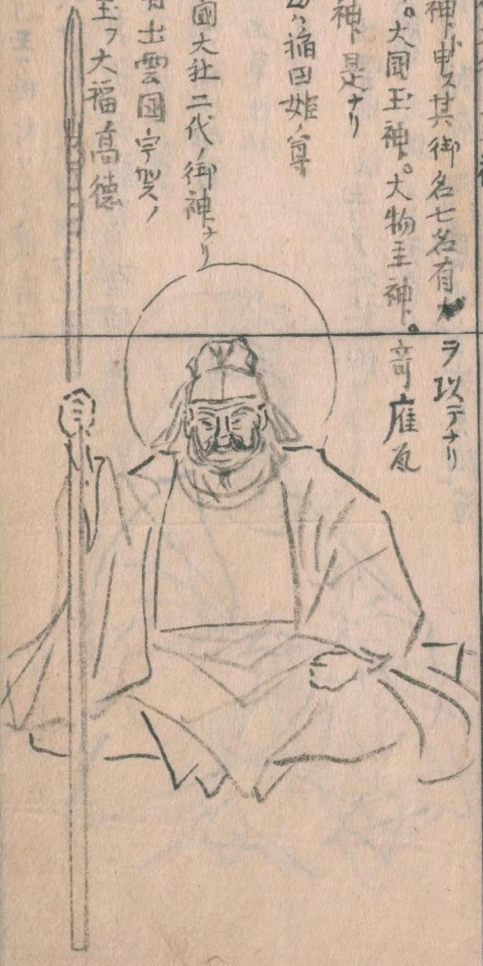 大国主(『神仏図会』)