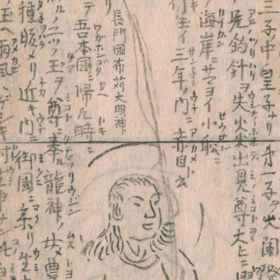 火遠理命（山幸彦）（『神仏図会』）
