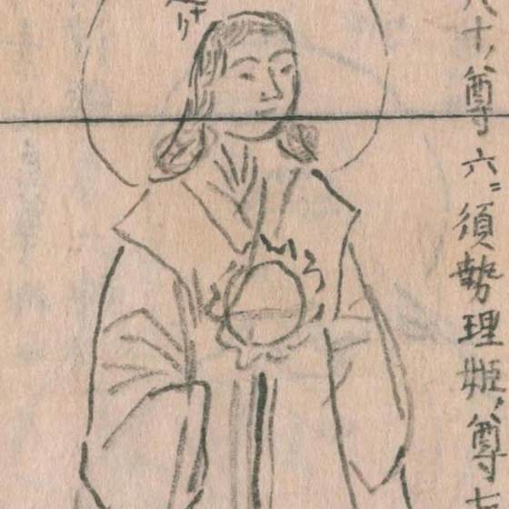 櫛名田比売（『神仏図会』）