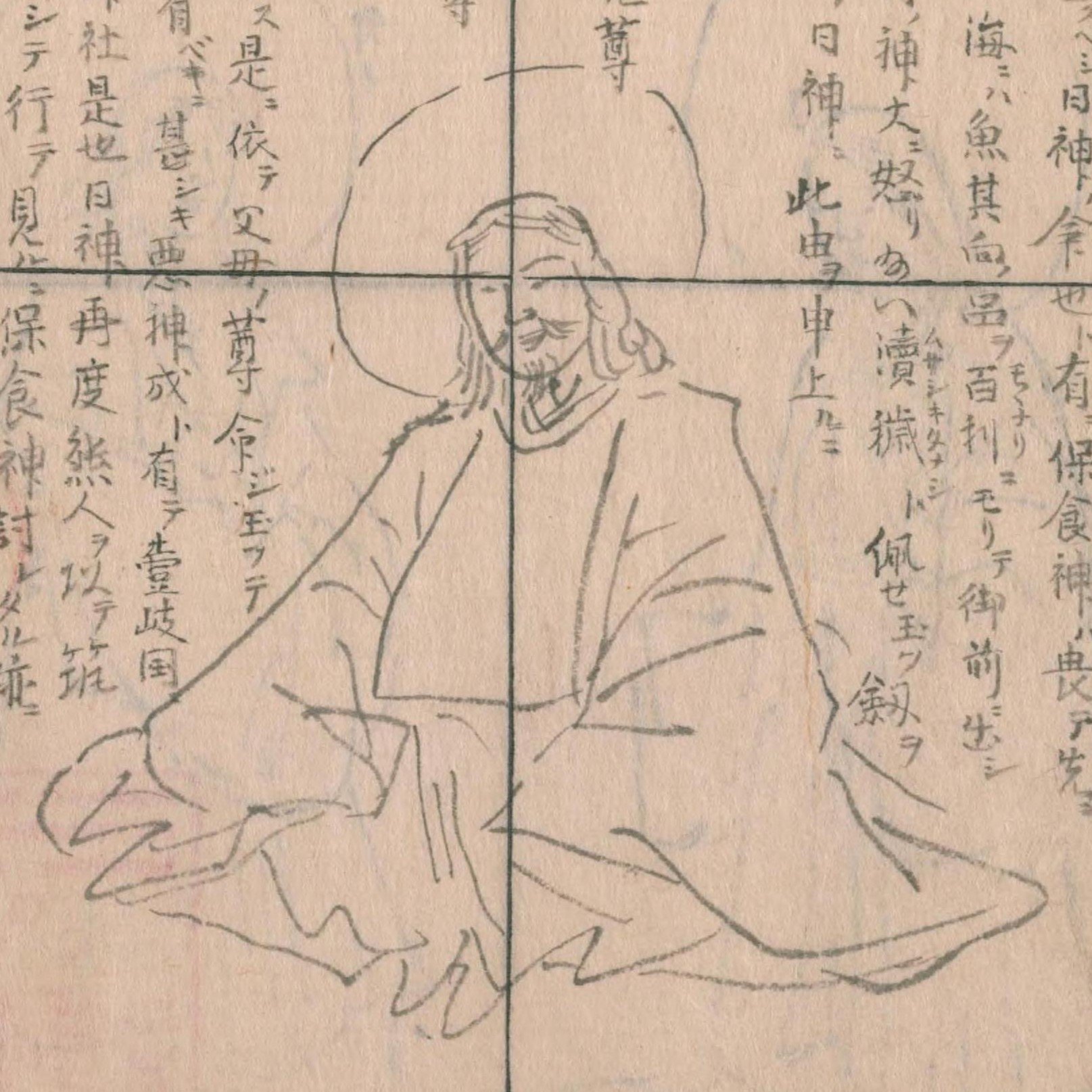 月読命(『神仏図会』)